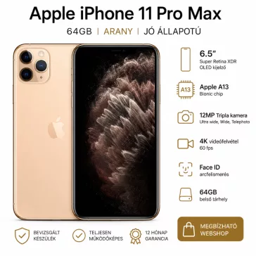 Apple iPhone 11 Pro Max 64GB Gold