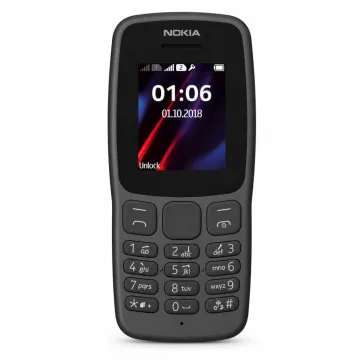 Nokia 106 DS TA-1114 Fekete – AI-generált termékillusztráció