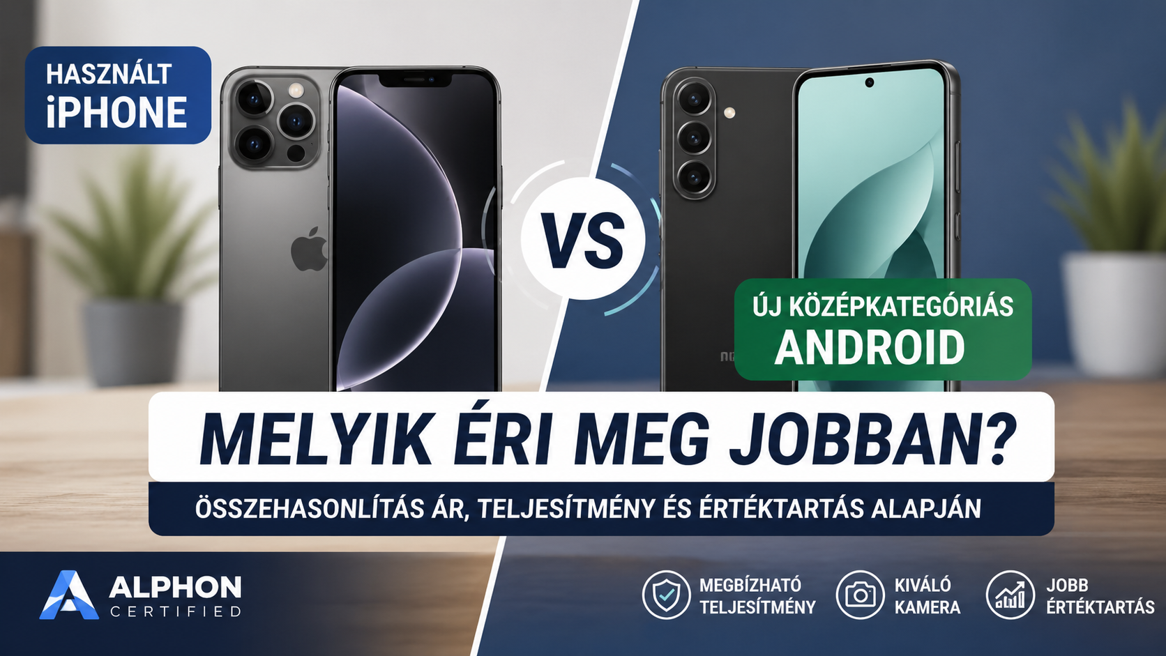 Használt iPhone vagy új középkategóriás Android? Melyik éri meg jobban?