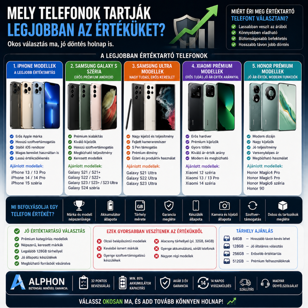  iPhone vagy Samsung használtan – melyiket érdemes venni?