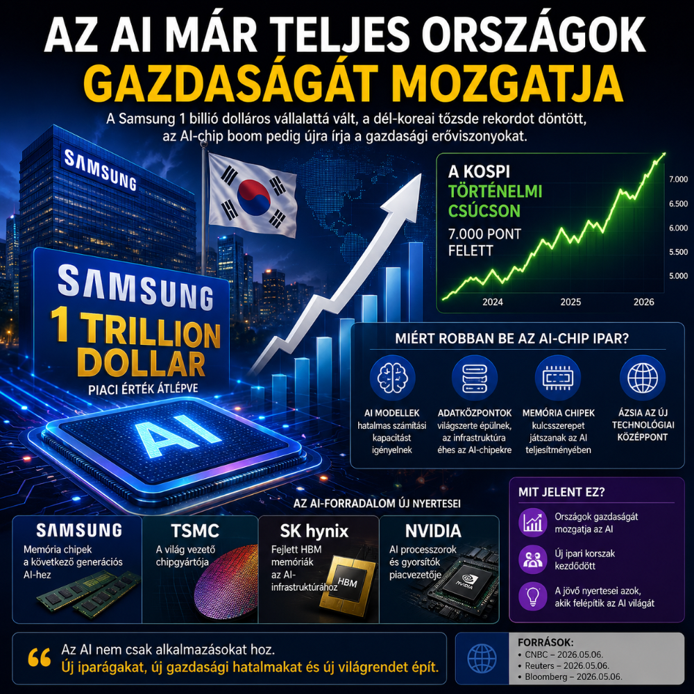 Az AI már teljes országok gazdaságát mozgatja