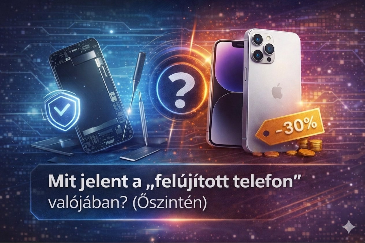 Mit jelent a “felújított telefon” valójában? (Őszintén)
