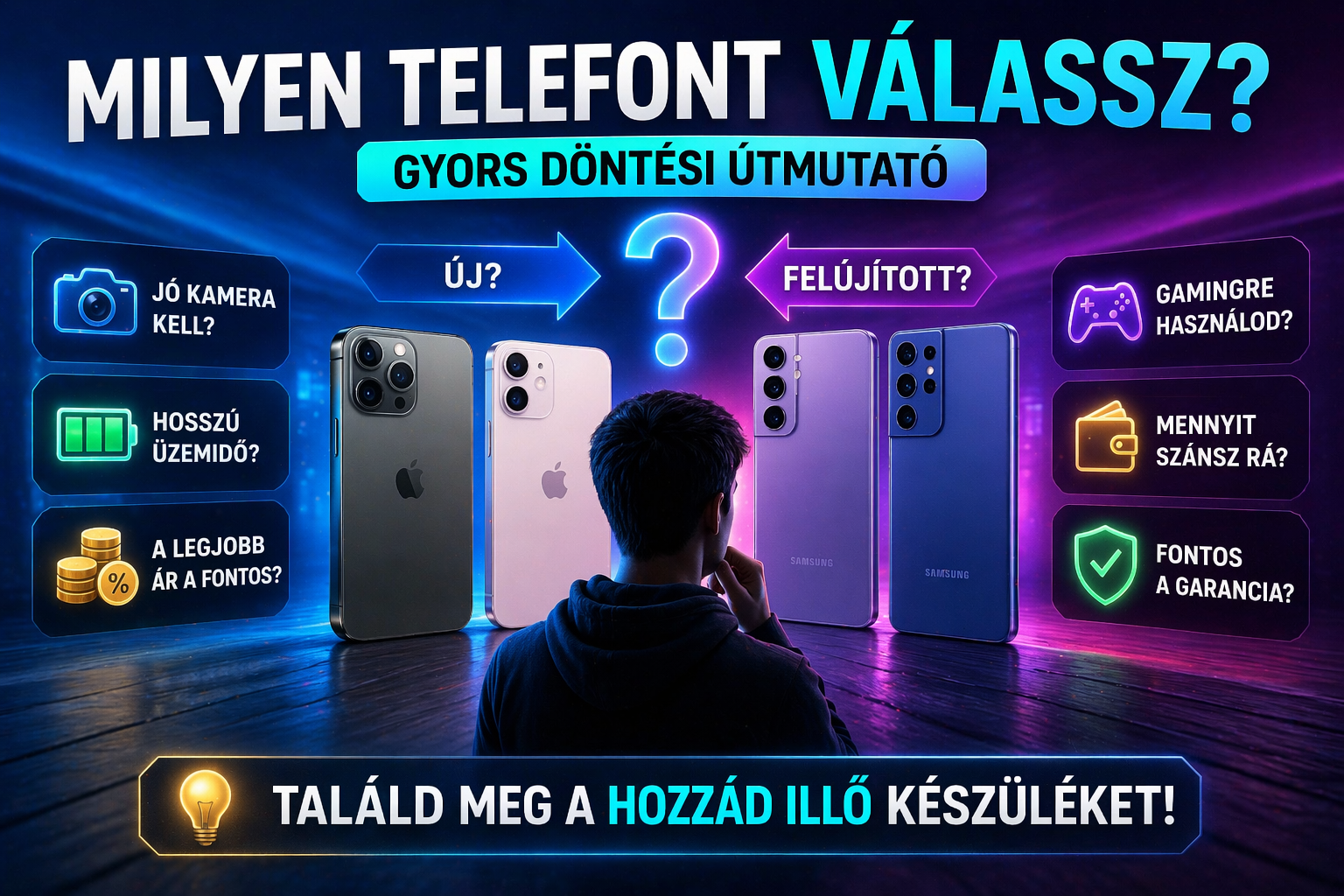 Milyen telefont válassz? – Gyors döntési útmutató