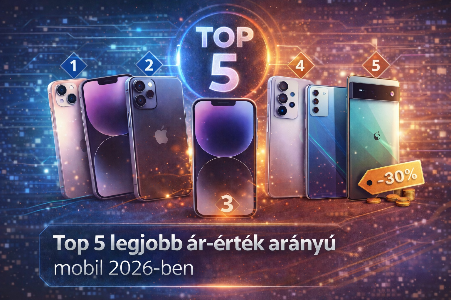 Top 5 legjobb ár-érték arányú mobil 2026-ben